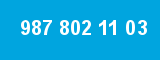 987 802 11 03